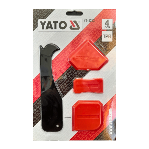 Spatole stendi succo e silicone YATO YT-5262 (3 pezzi + taglierino)