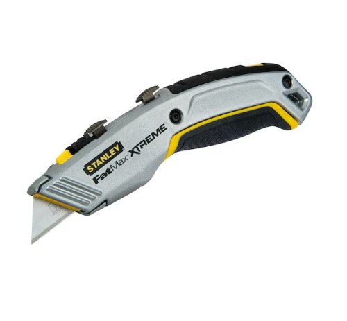 Stanley 0-10-789 Coltello cutter FatMax a doppia Lama, uncino e trapezio