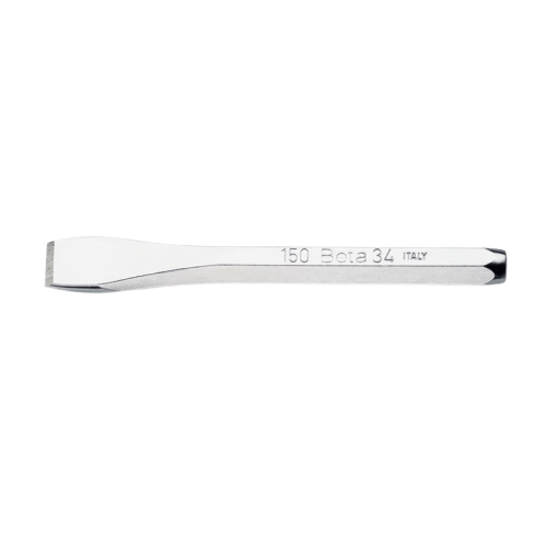 Scalpello piatto tipo normale cromato BETA 34 - L mm 125