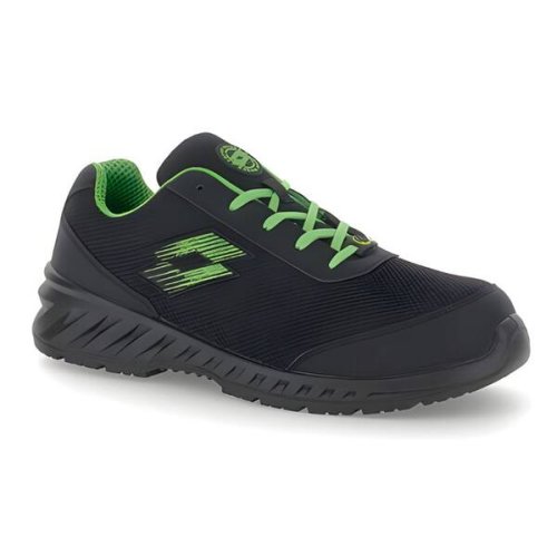 Scarpe da lavoro basse e confortevoli Lotto First 700 S1PL ESD NERO-VERDE - taglia 40