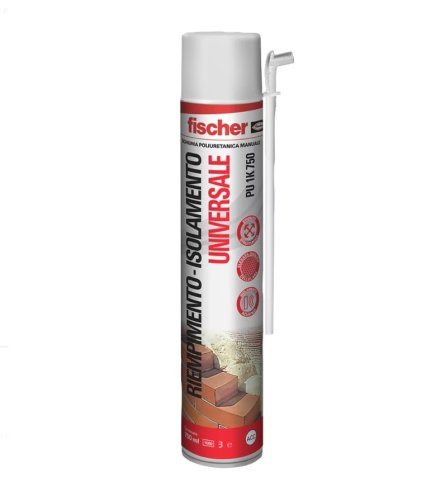 Schiuma poliuretanica Universale Fischer PU 1K 750ml