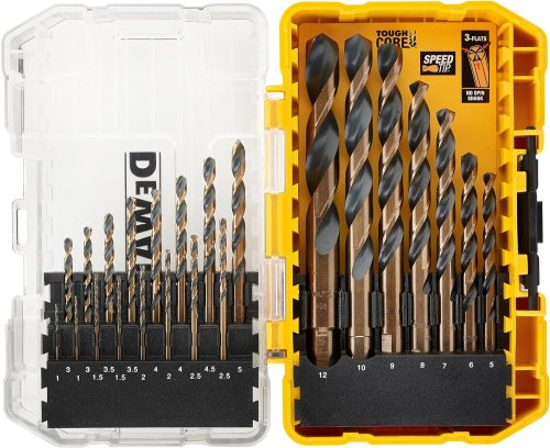 Serie 23 punte trapano HSS-G Dewalt DT70729-QZ foratura metallo, legno, plastica