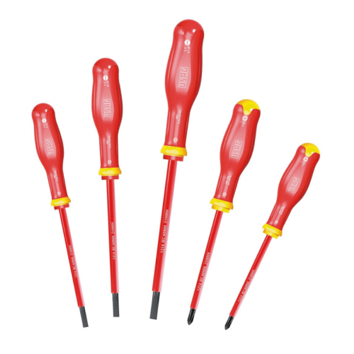 Assortimento set di 5 cacciaviti Usag 091 SH5 1000V taglio + croce