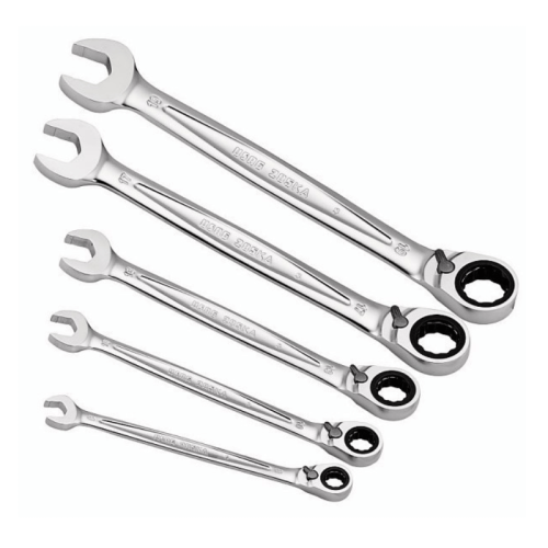 Serie 5 chiavi combinate a cricchetto Usag 285KA/SE5