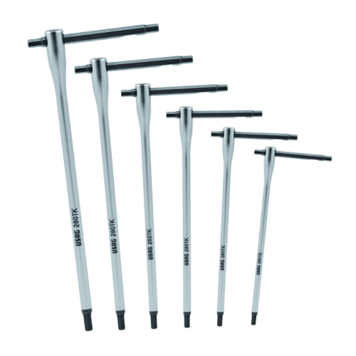 Serie 6 chiavi a T maschio esagonale Usag 280 TK/SE6