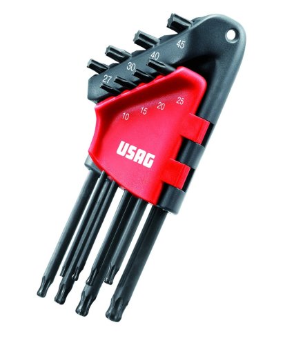 Serie 8 chiavi maschio testa sferica Torx Usag 280 LTSTX