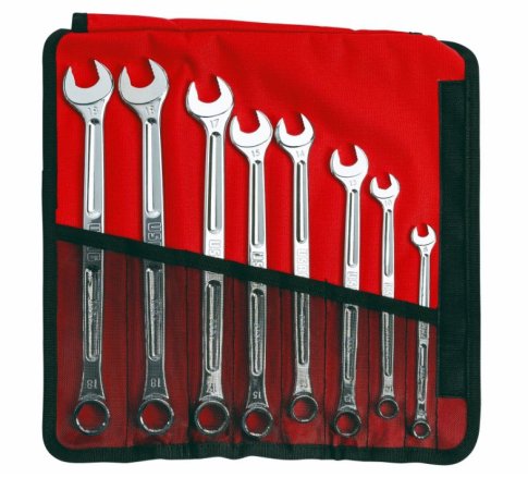 Set Chiavi Combinate Rolson - 8 Pezzi In Acciaio Cromo Vanadio