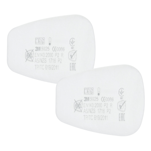 Set 2 filtri antiparticolato 3M 5925 P2 R per filtri serie 6000