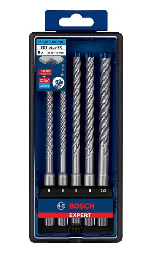 Set 5 punte trapano SDS PLUS 7X Expert Bosch 2608900198