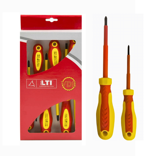 Assortimento 6 cacciaviti isolati 1000V VDE LTI 65026015