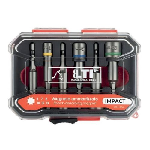 Set 6 chiavi a bussola Magnetiche 1/4" IMPACT LTI 63011200