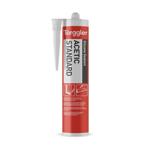 Silicone sigillante Torggler acetico standard bianco ml280