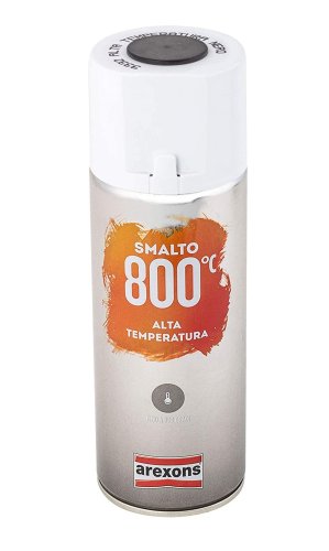 Smalto colore spray ALTA TEMPERATURA Arexons (fino a 800 °C) 400ml - - nero