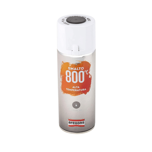 Smalto colore spray ALTA TEMPERATURA Arexons (fino a 800 °C) 400ml - - nero