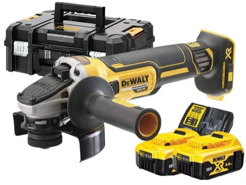 Smerigliatrice a batteria Dewalt DCG405P2-QW ø 125 mm 18V 5,0Ah