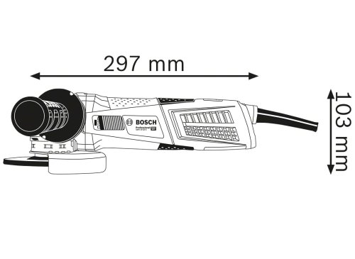 Smerigliatrice angolare ø 125 mm Bosch GWX 13-125 S - X-Lock