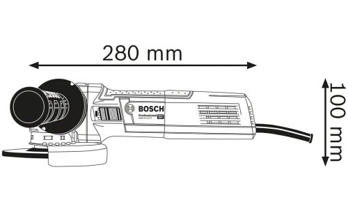 Smerigliatrice angolare ø 115 mm Bosch GWX 9-115 S - X-LOCK