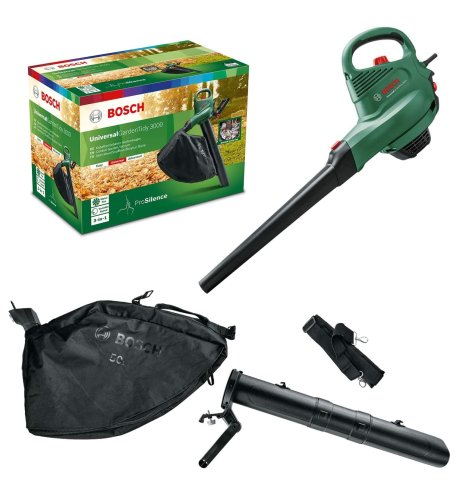 Soffiatore aspiratore da giardino 230V Bosch Universal GardenTidy 3000 W