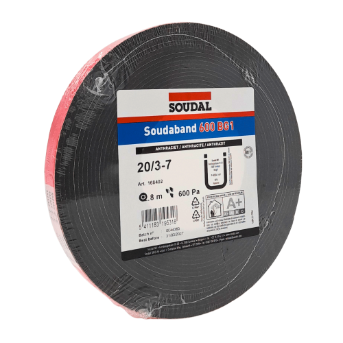 Nastro autoespandente SOUDABAND 600 BG1 MM20 per giunti da 3-7 mm (rotolo 8m)
