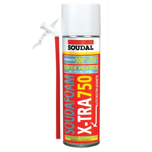Schiuma poliuretanica Soudal Soudafoam X-TRA 500 ml