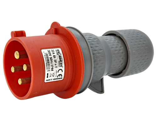 Spina elettrica industriale CEE rossa 3P+T 32A 380V IP44