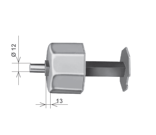Calotta zincata porta rullo tapparella ø 60 mm STAFER 050NRF20