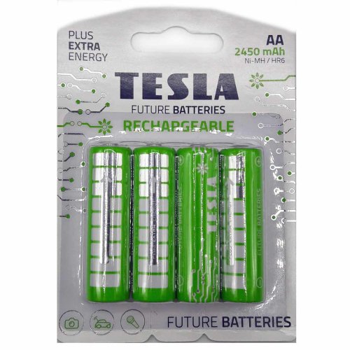 Batterie ricaricabili 1,2V TESLA AA stilo NI-Mh HR6 (4 pezzi)