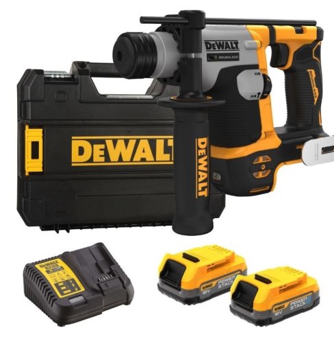 Tassellatore SDS-PLUS 18V DEWALT DCH172E2T-QW con 2 batterie XR litio Powerstack