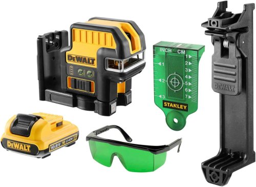 Tracciatore laser raggio verde Dewalt DCE0822D1G-QW (2 linee croce + 2 punti)