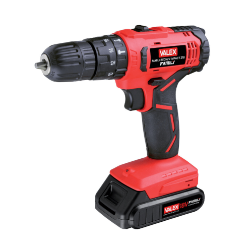 Trapano Avvitatore 18V 2x1,3Ah Valex FAMILY-TECH2V IMPACT 218