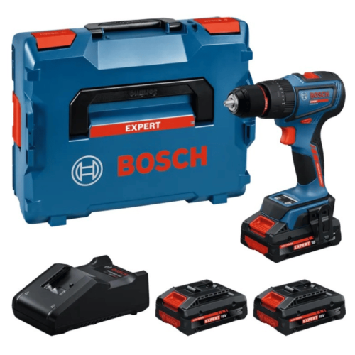 Trapano Avvitatore a percussione Bosch Expert EXSB18V-90 con tripla batteria EXBA18V-40