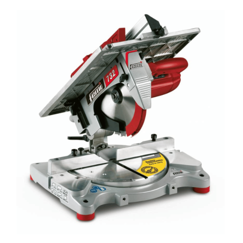 Troncatrice a disco ø 250 mm Femi 732 per taglio legno 1550W 230V