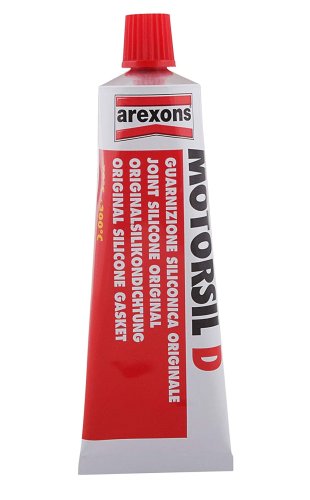 Tubetto Arexons Motorsil D rosso guarnizione liquida per motori e meccanica gr 60