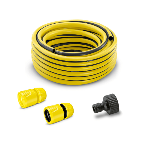 Tubo 10m 1/2" per idropulitrici e irrigazione + 3 adattatori Karcher 2.645-399.0