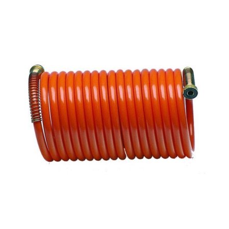 Tubo a spirale per aria compressa. Lunghezza 4 mt. - 6,5x10 mm Tubo a spirale per aria compressa. Lunghezza 4 mt. - 6,5x10 mm