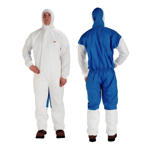 Tuta da lavoro indumento di protezione monouso bianco 3M 4535 - TG M