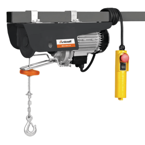 Mini argano elettrico 230V 1200W UNICRAFT MES 600-2H - portata 300/600 Kg
