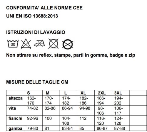 UPOWER pantaloni invernali ATOM PE145BC nero - taglia M