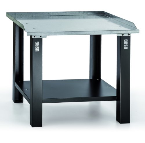 Banco da lavoro con piano in acciaio Usag 506 BA - mm 1000x700x850