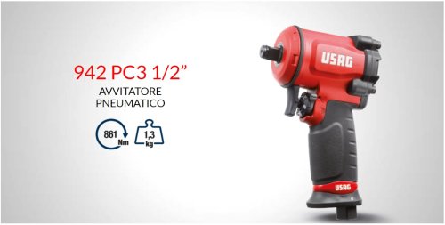 Avvitatore ad impulsi aria compressa USAG 942 PC3 - 1/2"