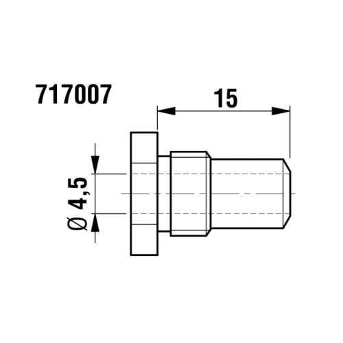 Ugello ricambio rivettatrice RAC171 per rivetto ø 7,8 mm FAR 717007