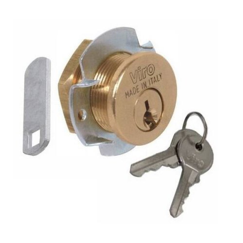 VIRO 1053 Serratura universale in ottone ø 20 mm L=21 mm con levetta