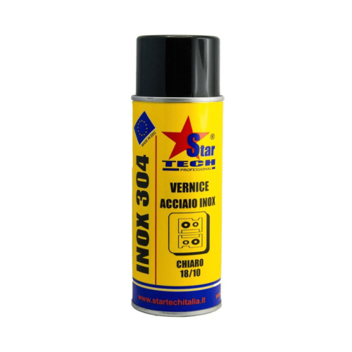 Vernice anticorrosiva spray INOX 304 chiaro 18/10 400ml