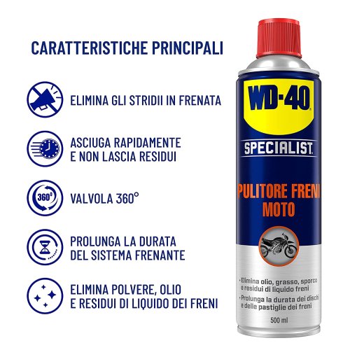 Lubrificante Catena Moto 400ml - Wd40 - Kikko Utensili