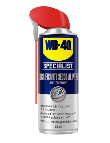 WD40 lubrificante teflon spray PTFE secco antifrizione 400ml