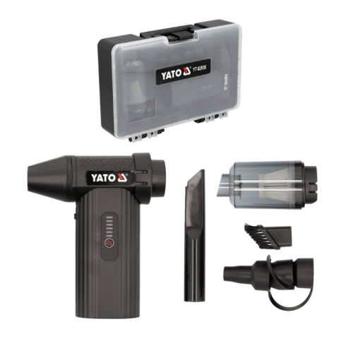 YATO YT-82936 Mini Aspirapolvere Turbo Soffiatore con accessori