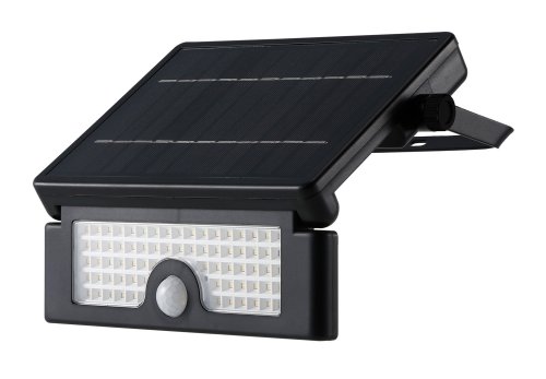Faretto Proiettore solare Led YUMA6NK con sensore crepuscolare e rilevatore presenza PIR
