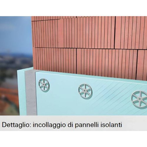 Adesivo poliuretanico per pannelli isolanti Fischer FASTGRIP 800