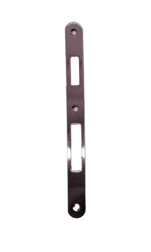 AGB B00590.15 contropiastra per serratura bordo tondo mm 22x238 - - nichelato