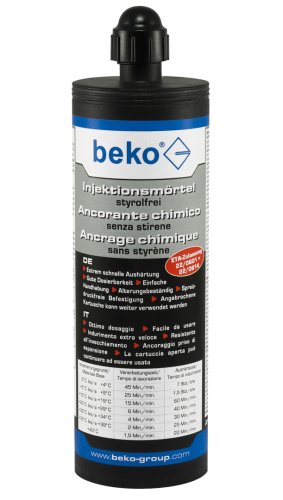 Ancorante resina chimica senza stirene BEKO 270400 cartuccia ml400